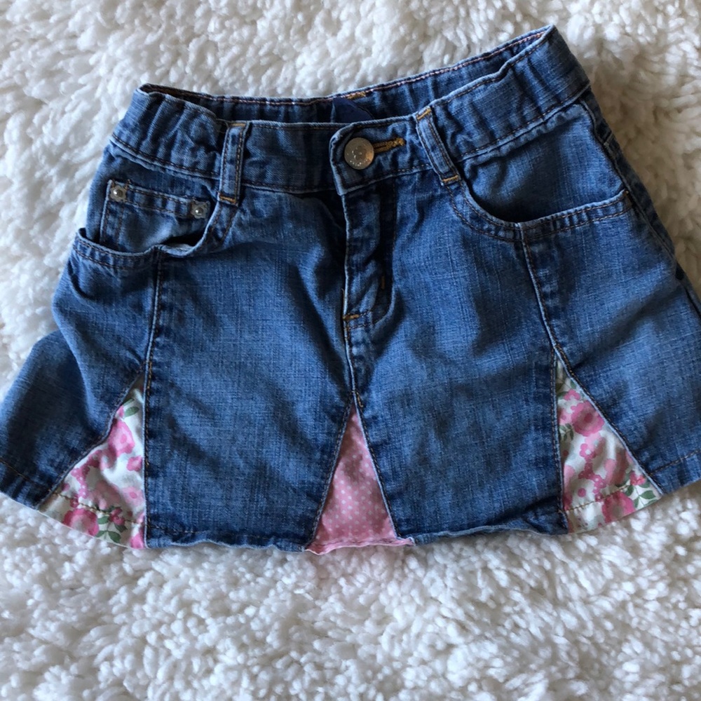 Gap girls denim skirt